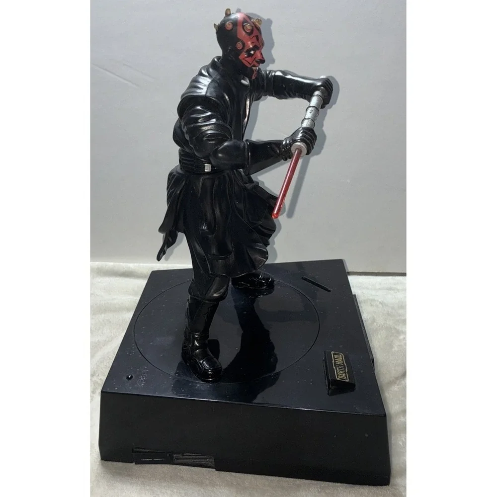 Darth Maul‎ Coin Bank Interactive Talking Thinkway Toys Star Wars Episode 1 Vtg